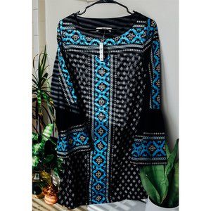 Loft Bell Sleeve Midi Dress